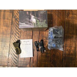 Lantocam WiFi Trail Camera With Night Vision 2.0" LCD USB Cable Strap & Manual